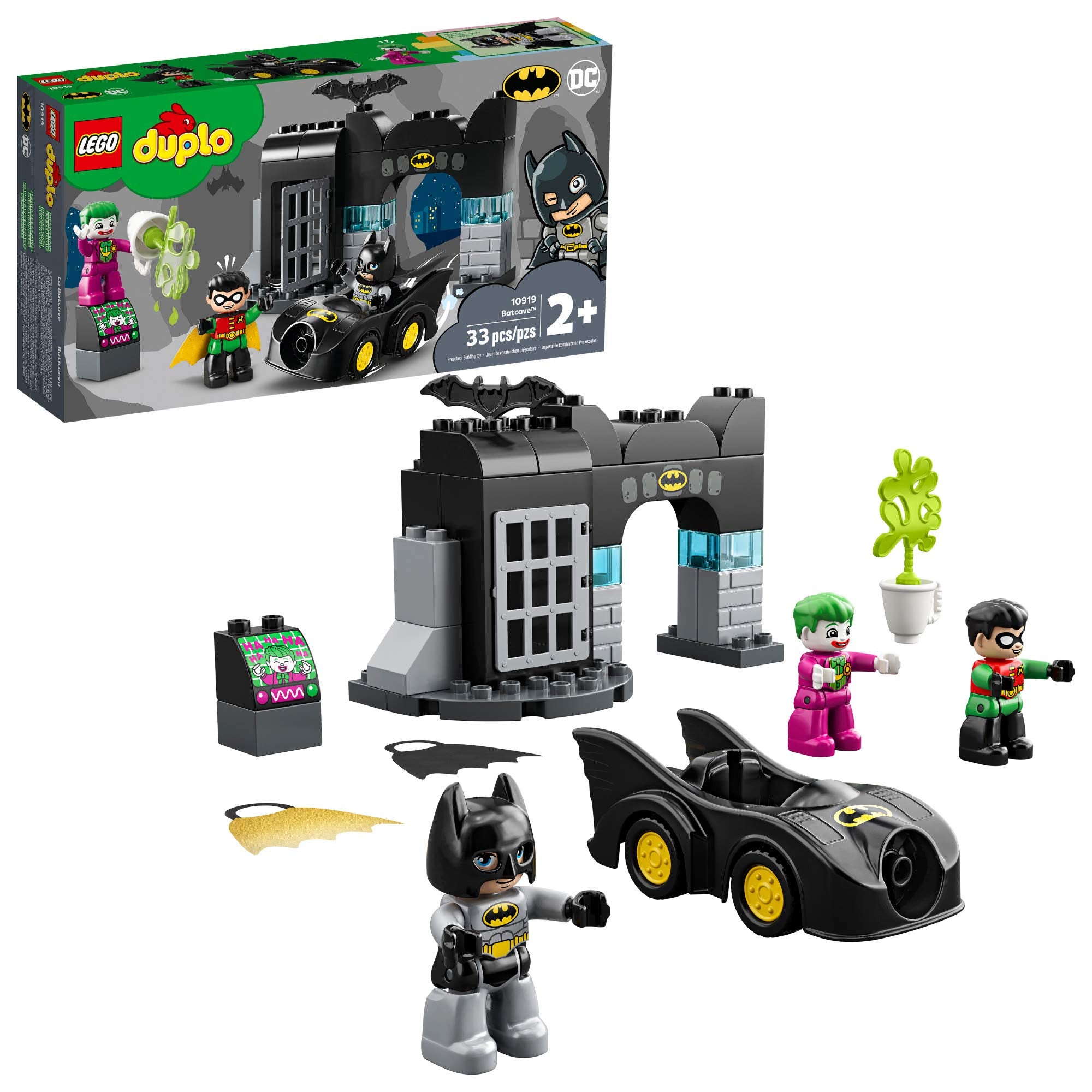 LEGO DUPLO Batman Batcave 10919 Action Figure Toy (33 Pieces) (7682419687662)